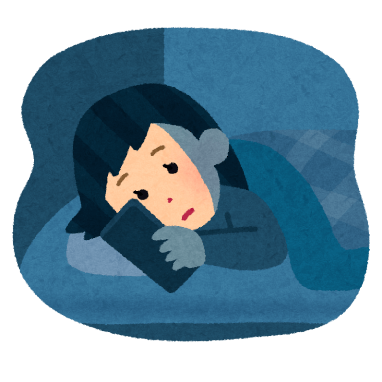 寝る前のスマホ