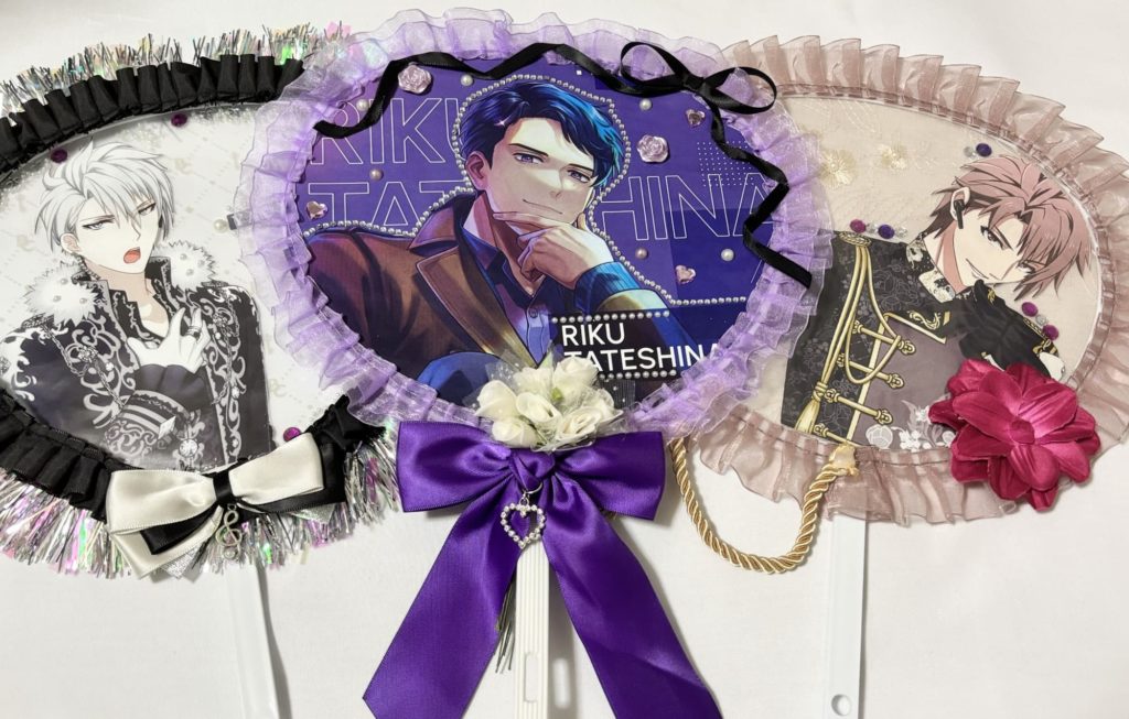 ブレマイ　アイナナ　うちわ　デコ